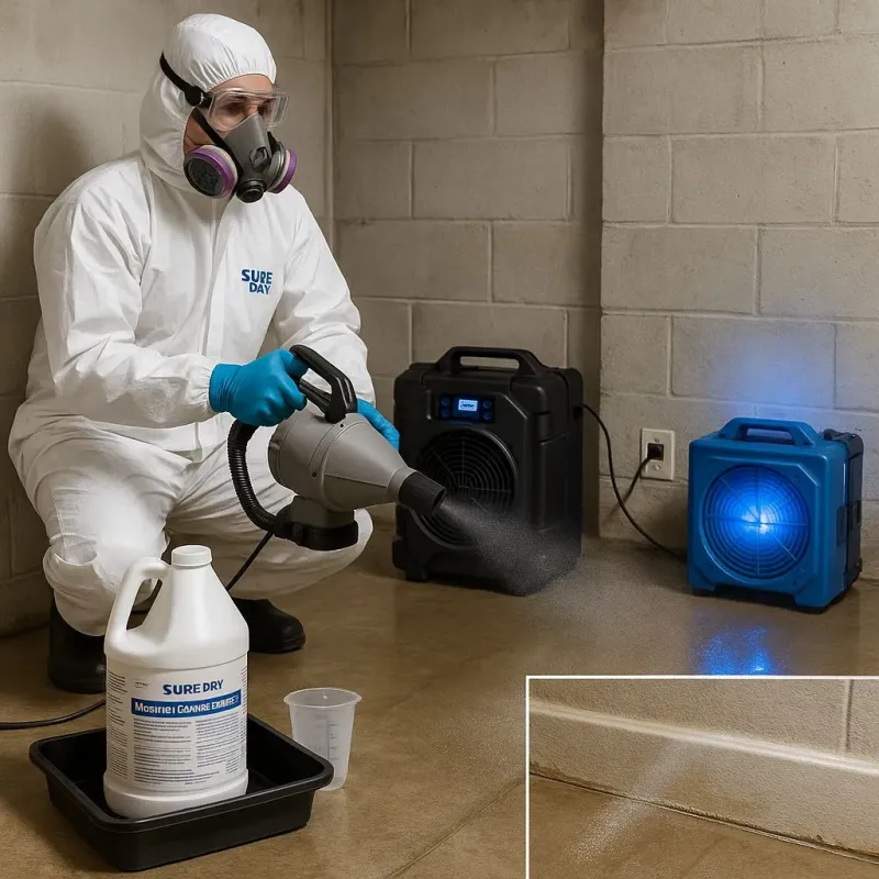 Sanitization and Odor Removal process in Lusby, MD
